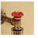 Axyaa Retro Iron Wall Lamp for Bedroom Study Stair Bar Restaurant Cafe Sconce