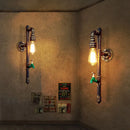 Axyaa Retro Water Pipe Wall Lamp for Staircase, Aisle, Café, Bar, Club, and Warehouse