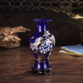 Axyaa Elegant Chinese Cloisonne Vase: Luxury Porcelain Ornament for Home Decor
