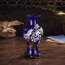 Axyaa Elegant Chinese Cloisonne Vase: Luxury Porcelain Ornament for Home Decor