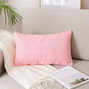 Axyaa Monochrome Corduroy Velvet Pillow Case, 40x60cm