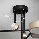 Axya Rotating Three-Color Pendant Lamp - Modern and Elegant Luxury Lighting