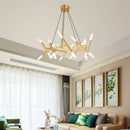 Axyaa Retro Nordic LED Chandelier for Kitchen Living Room Restaurant