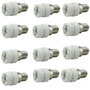 Axyaa E14 to G9 Light Socket Converter Adapter Splitter Creamic Bulb Holder