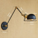 Axyaa Industrial Vintage Swing Arm Wall Sconce