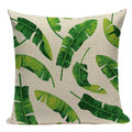 Axyaa Tree Green Cushion Cover: Green Decorative Flower Sofa Car Pillow
