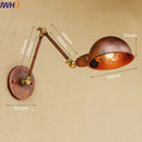 Axyaa Retro Vintage Swing Arm Wall Lamp Industrial Sconce Lighting