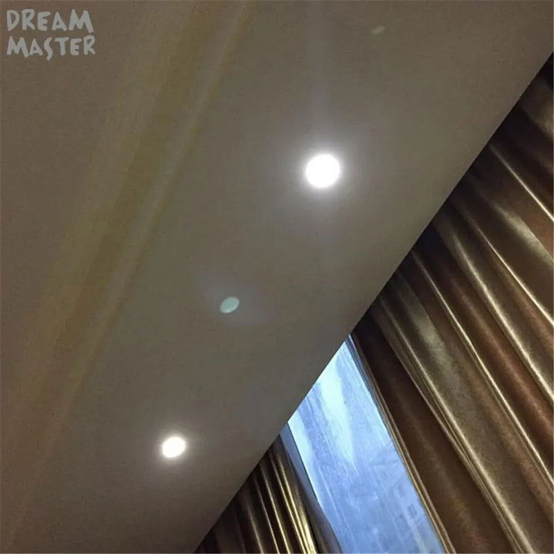 Axyaa Modern Wood 5W LED Recessed Ceiling Light for Living Room, Bedroom, Bathroom