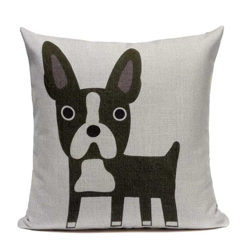 Axyaa Luxury Animal Pillow Case - 45x45cm Square Custom Cushion