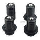 Axyaa E27 Socket Lamp Base with Switch - Black Bulb Holder Socket