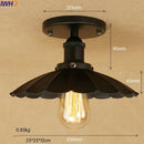 Axyaa Industrial Vintage LED Ceiling Light Fixture Loft Style for a Modern Home
