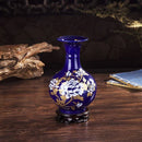 Axyaa Elegant Chinese Cloisonne Vase: Luxury Porcelain Ornament for Home Decor