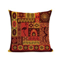 Axyaa African Geometric Dance Pillow Cover Ethnic Bedroom Sofa Decor