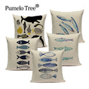 Axyaa Nordic Fish Cushion Covers – High Quality Decorative Pillows