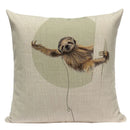 Axyaa Geometric Cushion Covers - Monkey Horse Print, Custom Home Décor, Throw Pillows
