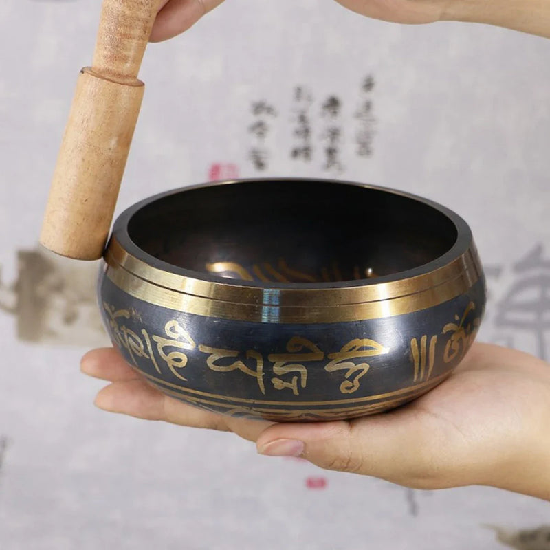 Axya Tibetan Singing Bowl Decorative Wall Dishes