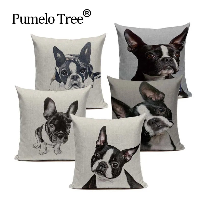 Axyaa Luxury Animal Pillow Case - 45x45cm Square Custom Cushion