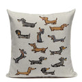 Axyaa Cartoon Animal Pillowcase for Sofa Bed - Cute Decorative Cushion Cover