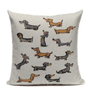 Axyaa Cartoon Animal Pillowcase for Sofa Bed - Cute Decorative Cushion Cover