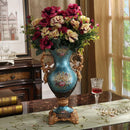 Axyaa Luxury Palace Resin Vase Figurine for Home Decor & Wedding Gift
