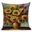 Retro Flower Cushion Cover - Axyaa Brand - Home Decor Luxury Pillows