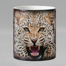 Axyaa Leopard Ceramic Magic Color Changing Coffee Mug, 11oz