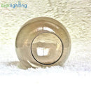 Axyaa Grey Glass Lampshade for Magic Bean Chandelier - D15cm D13cm - Accessory Globe Cover