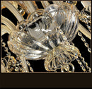 Modern Luxury Crystal Chandelier Light Fixture for Living Room and Bedroom by Axyaa