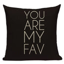 Axyaa Simple Geometry Pillowcase - Zebra Leopard Print Home Cushion