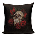 Axyaa Mexican Skull Cushion Covers: High-Quality Black Throw Pillow Cases