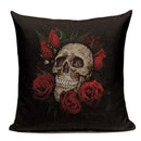 Axyaa Mexican Skull Cushion Covers: High-Quality Black Throw Pillow Cases