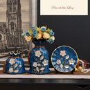 Axyaa Ceramic Vase Set for Stylish Dried Flowers Arrangement and Home Decor