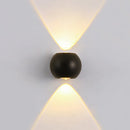 Axyaa Aluminum Up Down Wall Lights 6W Waterproof Indoor Outdoor Wall Lamp