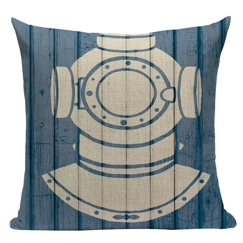 Axyaa Ocean Decor Throw Pillow Cover for Home & Office Furniture
