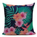 Axyaa Tropical Plant Banana Leaf Throw Pillow Cover for High Quality Home Decor