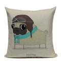 Axyaa Cartoon Animal Pillowcase for Sofa Bed - Cute Decorative Cushion Cover