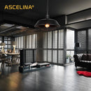 Axyaa Retro Industrial Pendant Light for Vintage Home Lighting Fixtures.