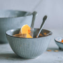 Axya Ceramic Ramen Noodle Bowl - Japanese Style Retro Pigmented Big Bowl