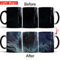 Axyaa Color Changing Cthulhu Coffee Mug 350ml Ceramic Magic Cup Gift
