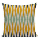 Axyaa Modern Geometric Cushion Covers - Colorful Square Seat Decor Pillow Case