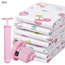 Axyaa Vacuum Storage Bag Set Organize Space Reusable Seal Packet Efficiently