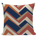 Axyaa Geometric Linen Cushion Cover Multicolour Decorative Pillow for Home Sofa