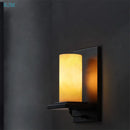 Axyaa Vintage Marble Wall Lamps: Industrial Iron Stone LED Lighting for Home Cafe Restaurant