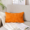 Axyaa Monochrome Corduroy Velvet Pillow Case, 40x60cm