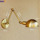 Axyaa Retro Vintage Swing Arm Wall Lamp Industrial Sconce Lighting