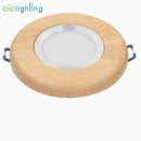 Axyaa Solid Wood LED Downlight for Industrial Office Living Room