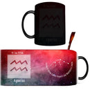 Axyaa Aquarius Constellations Ceramic Coffee Mug: Heat Sensitive Color Changing Magic Tea Cup