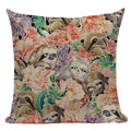 Axyaa Pug Dog Cat Bird Cushion Cover Sleep Dog Throw Pillow Cover