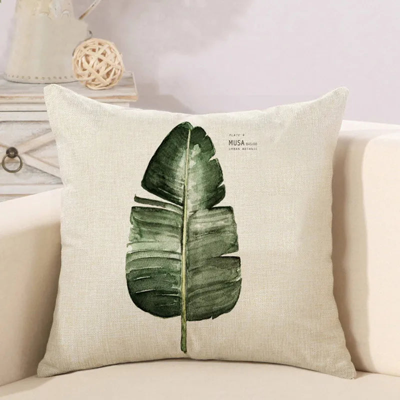 Axya™ Plant Throw Pillow Cover Decorative Cushion Vehicle Sofa Seat Christmas Gift