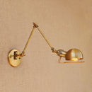 Axyaa Retro Swing Arm Wall Sconce Light - Adjustable Vintage Edison Lampara Pared